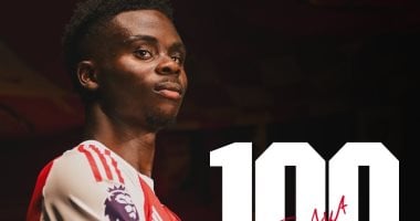 حصاد ساكا في 200 مباراة بالدوري الإنجليزي