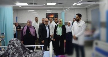 رئيس هيئة التأمين الصحي يتفقد مستشفى النيل بالقليوبية