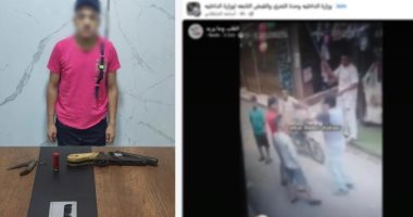 القبض على متهم اعتدى على مواطن بسلاح أبيض فى حدائق القبة