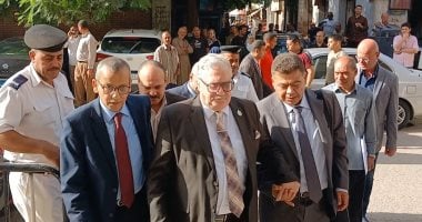 رئيس محكمة استئناف المنصورة يتفقد محاكم الزقازيق