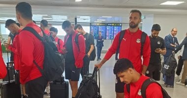 وصول بعثة منتخب مصر المشارك فى كأس العرب إلى المغرب.. صور