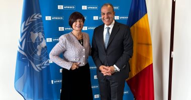 وزير الخارجية يلتقى رئيسة المؤتمر العام لليونسكو ومندوبة رومانيا بالمنظمة