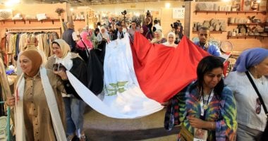جهاز تنمية المشروعات وشباب معرض تراثنا يحتفلون بذكرى انتصارات أكتوبر