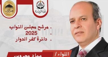 اللواء عماد محروس يخوض انتخابات النواب بكفر الدوار عن الجبهة الوطنية