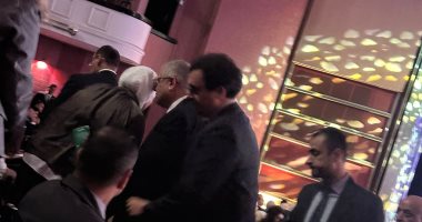 وزراء الثقافة والشباب والرياضة والصحة وحسين فهمى فى حفل 6 أكتوبر بالأوبرا