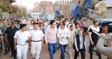 تنفيذ 40 محضر إشغال و149إزالة فورية و130حالة ضبط فى حمله مكبرة بالمنوفية