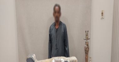 ضبط 533 قطعة أثرية بحوزة مزارع في بني سويف قبل بيعها