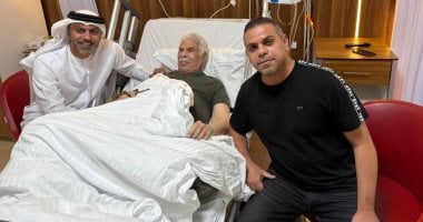 حسن شحاتة فى المستشفى