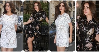 هنا الزاهد بإطلالات متنوعة تجمع بين الأنوثة والجاذبية فى باريس.. صور