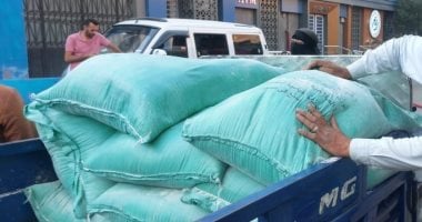 ضبط 22 طن دقيق وسكر وأسمنت ويمتد خلال حملة تموينية مكبرة بالقليوبية
