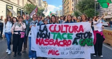 رسالة من قطاع الفنون فى إيطاليا.. الاعتراف بفلسطين ووقف تسليح إسرائيل