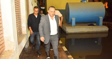 انتهاء إصلاح محطة صرف صحى المراغى وبدء ضخ المياه تدريجيًا بمدينة أسيوط