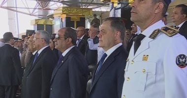 الرئيس السيسى يصل مقر الاحتفال بتخرج دفعة جديدة من طلاب أكاديمية الشرطة