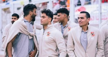 رجال يد الأهلي شهود على تأهل فراعنة القدم للمونديال.. صور