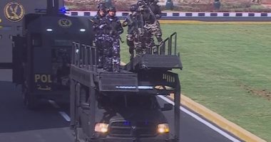 وحدات المهام الخاصة تستعرض معداتها الحديثة فى حفل أكاديمية الشرطة