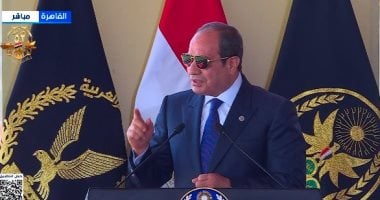 الرئيس السيسى للمصريين: محدش يقدر يعمل حاجة مع مصر ماتقلقوش من أى تهديد