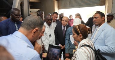 محافظ كفر الشيخ ووزراء الزراعة الأفارقة يتفقدون المزرعة البحثية للأرز