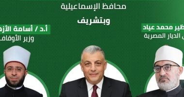 وزير الأوقاف والمفتى يحتفلان مع أهالى الإسماعيلية بالعيد القومى غدا