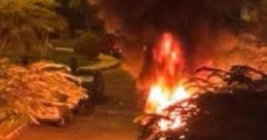 3 شباب أشعلوا النار فى 4 سيارات بالتجمع بسبب الهزار.. والأمن يضبطهم