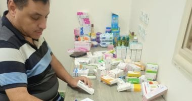 ضبط مخزن أدوية يحتوى على عقاقير مخدرة وسجائر مجهولة المصدر بمركز الغنايم أسيوط