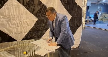 مدير مستشفيات بنها الجامعية يشارك فى انتخابات التجديد النصفى بنقابة الأطباء بالقليوبية