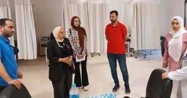 وكيل صحة الإسماعيلية فى جولة ميدانية بمستشفى حميات التل الكبير لمتابعة جودة الخدمات