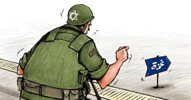 اتفاق السلام بغزة بين الالتزام والتصعيد.. فى كاريكاتير خليجى