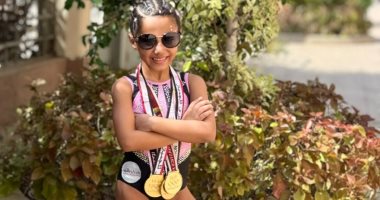 للمره الثالثة.. فيروز أحمد حسن تفوز بكأس مصر للجمباز وتحصد ذهبية البطولة