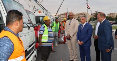 محافظ الإسماعيلية يتفقد الاستعدادات لفصل الشتاء وموسم الأمطار.. فيديو