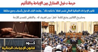 حرمة دخول المنازل بين الإباحة والتأثيم بقانون الإجراءات الجنائية.. برلمانى
