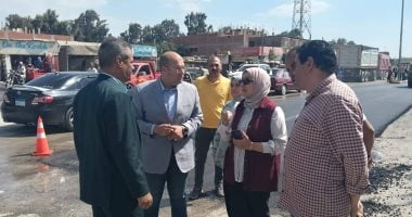 نائب محافظ الجيزة يتفقد مشروعات الرصف بمنشأة القناطر ويشدد على الالتزام بمعايير الجودة