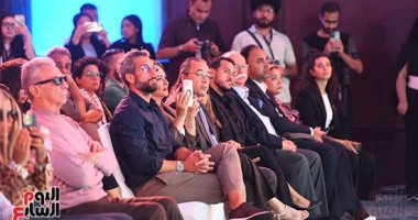 بدء مؤتمر مهرجان القاهرة السينمائى بحضور محمود حميدة