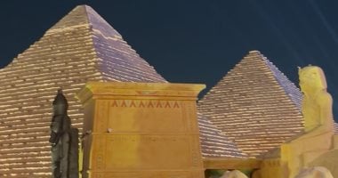 الجناح المصرى فى بوليفارد رحلة فى أجواء خان الخليلى والمعالم الفرعونية