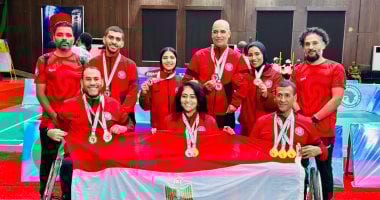 9 ميداليات حصيلة منتخب الريشة الطائرة البارالمبية فى بطولة أفريقيا بنيجيريا