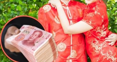 عروس صينية تلغى زفافها وتطالب برسوم "عناق" بقيمة 4200 دولار