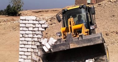 إزالة 14 حالة تعد على مساحة 16 ألف متر مربع بأسوان.. صور