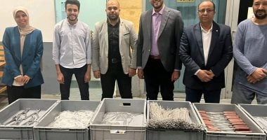جمارك مطار الإسكندرية تضبط محاولة تهريب كمية من مستلزمات طب وجراحة العظام