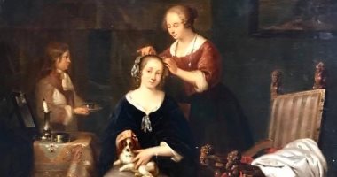 حكاية أشهر رسام للأقمشة عالميا ولوحاته تزين متحف الفنون الجميلة بالإسكندرية.. جيرارد بورش ولد بهولندا وتألق فى رسم الأقمشة والستائر.. وله 6 أعمال معروضة دوليا أحدها فى مصر ولوحة السيدة الهولندية الأبرز