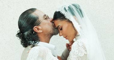 عقد قران المخرج هادى الباجورى والممثلة هايدى خالد.. صور