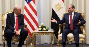 تليفزيون اليوم السابع يسلط الضوء على مباحثات الرئيسين المصري والأمريكي