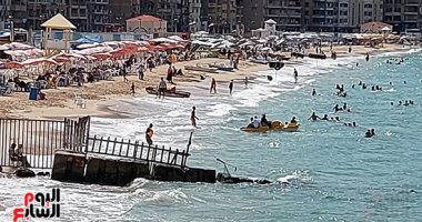 7 نوات تضرب الإسكندرية حتى آخر 2025 واستمرار الإقبال على الشواطئ 