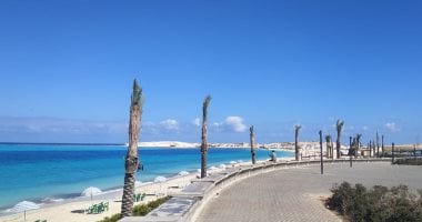 أجواء رائعة على كورنيش مطروح وطقس خريفي مشمس .. فيديو