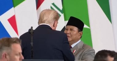 ميكروفون مفتوح ينقل حديث ترامب ورئيس إندونيسيا.. هذا ما حدث بقمة شرم الشيخ