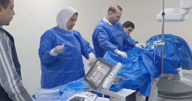 نجاح قسطرة مخية دقيقة لإنقاذ مريضة أصيبت بنزيف بالمخ داخل مستشفى ميت غمر