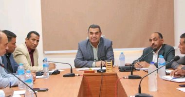 سكرتير عام الوادى الجديد يناقش تنفيذ المرحلة الرابعة من مبادرة زراعة 100 مليون شجرة