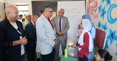 محافظ الجيزة يوجه بالاهتمام بالنشاط الطلابى وتنمية مهارات التلاميذ