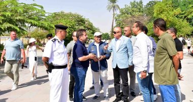 محافظ الأقصر يتفقد المواقع الأثرية مع بدء الموسم السياحى.. صور