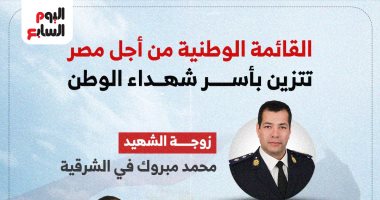 القائمة الوطنية من أجل مصر تتزين بأقارب شهداء ضحوا بأرواحهم من أجل لوطن