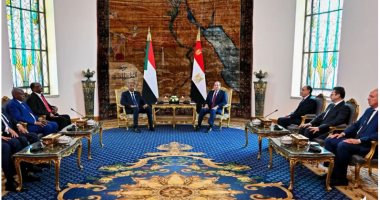 تفاصيل لقاء الرئيس السيسى والبرهان ورفضهما لأى إجراء أحادي يتخذ على النيل الأزرق