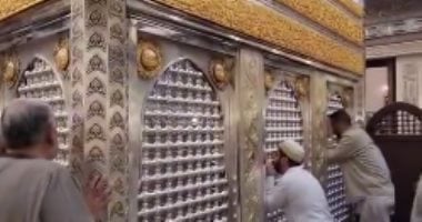حينما عانق حفيد النبى المصريين.. من باب السر هنا دخلت رأس سيدنا الحسين (فيديو)